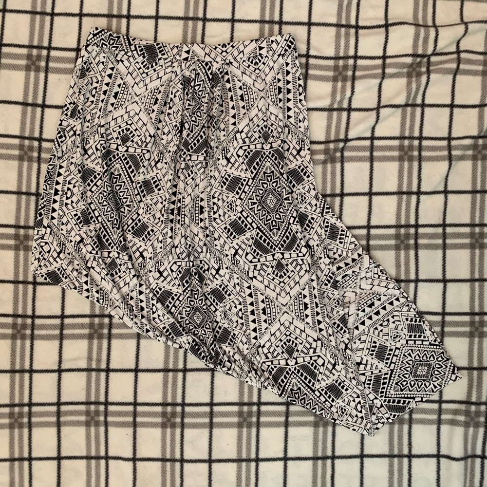 Tribal Print Maxi Skirt